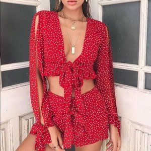 Tiger Mist Milner Polka Dot Set